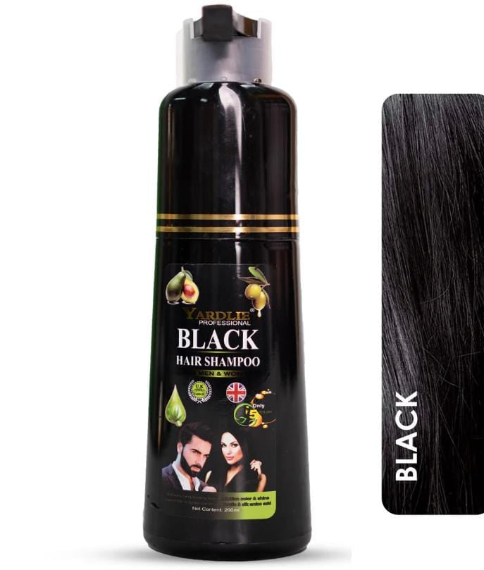 Yardlie Professional Hair Color Shampoo – UK-Based Formula for Men & Women - Dark Brown