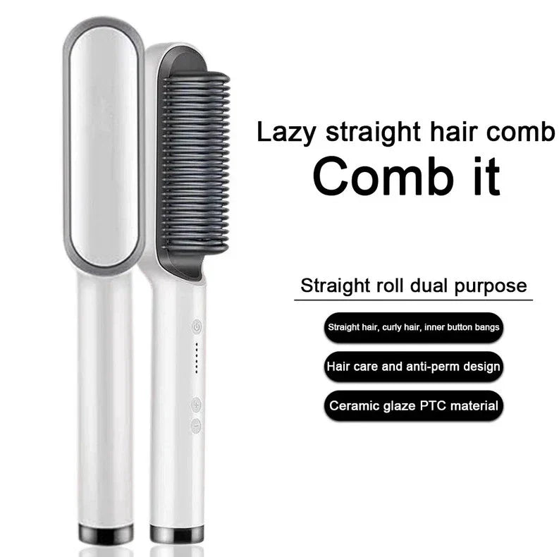 Electric Hair Straightener Brush