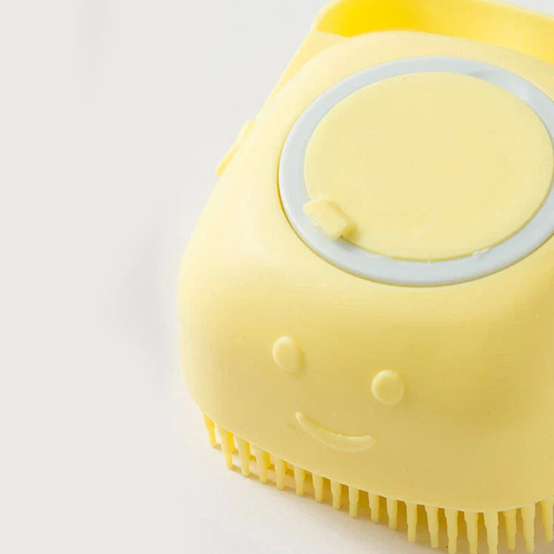 Silicone Bath Body Brush | Exfoliating Scrub with Soap Dispenser