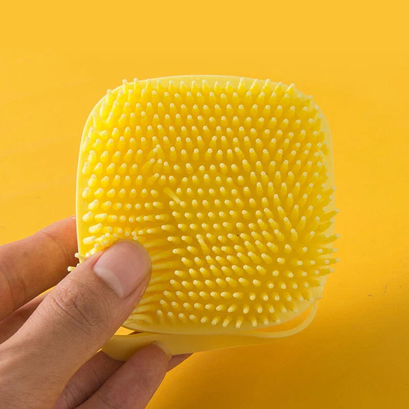 Silicone Bath Body Brush | Exfoliating Scrub with Soap Dispenser